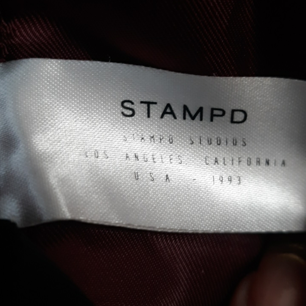 🔻STAMPD Men's Strapped Bomber Jacket Size L - Picture 10 of 12